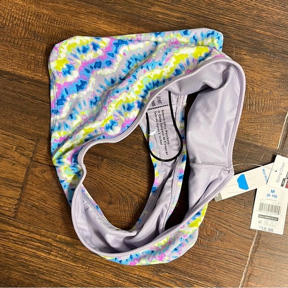 Time and Tru Women's 2-Pieces Wave Print Bikini Swimsuit Size M (8-10) - Picture 12 of 13